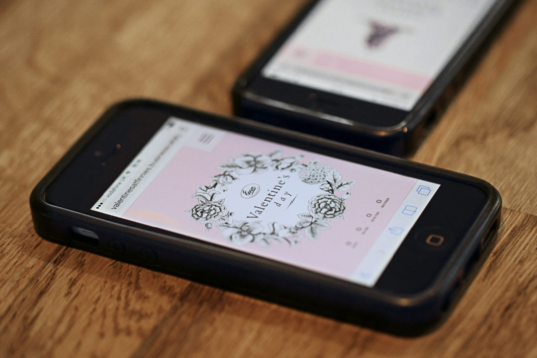 Valentines Day micro-site