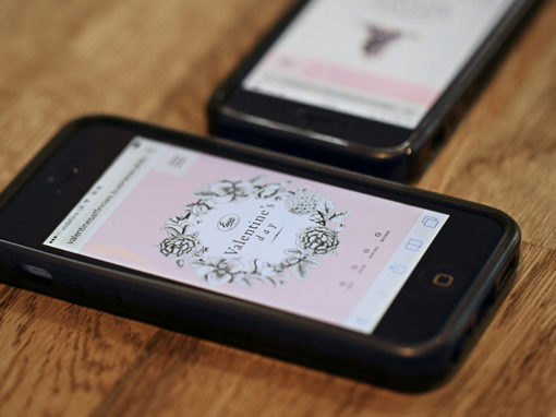 Valentines Day micro-site