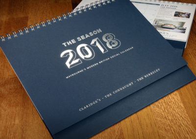 2018 Maybourne Group Calendar