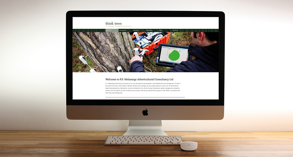 Website design and build for Thinktrees Ltd 