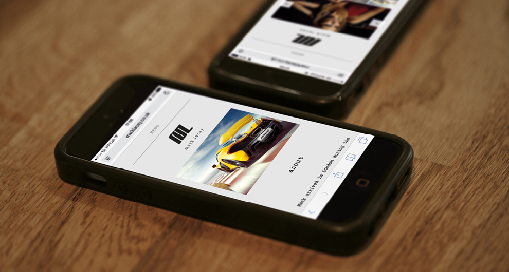 Brand identity and website for Automotive and Jewellery retoucher Mark Lacey