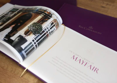 The Connaught events brochure