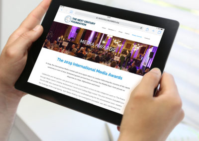 The Next Century Foundation website