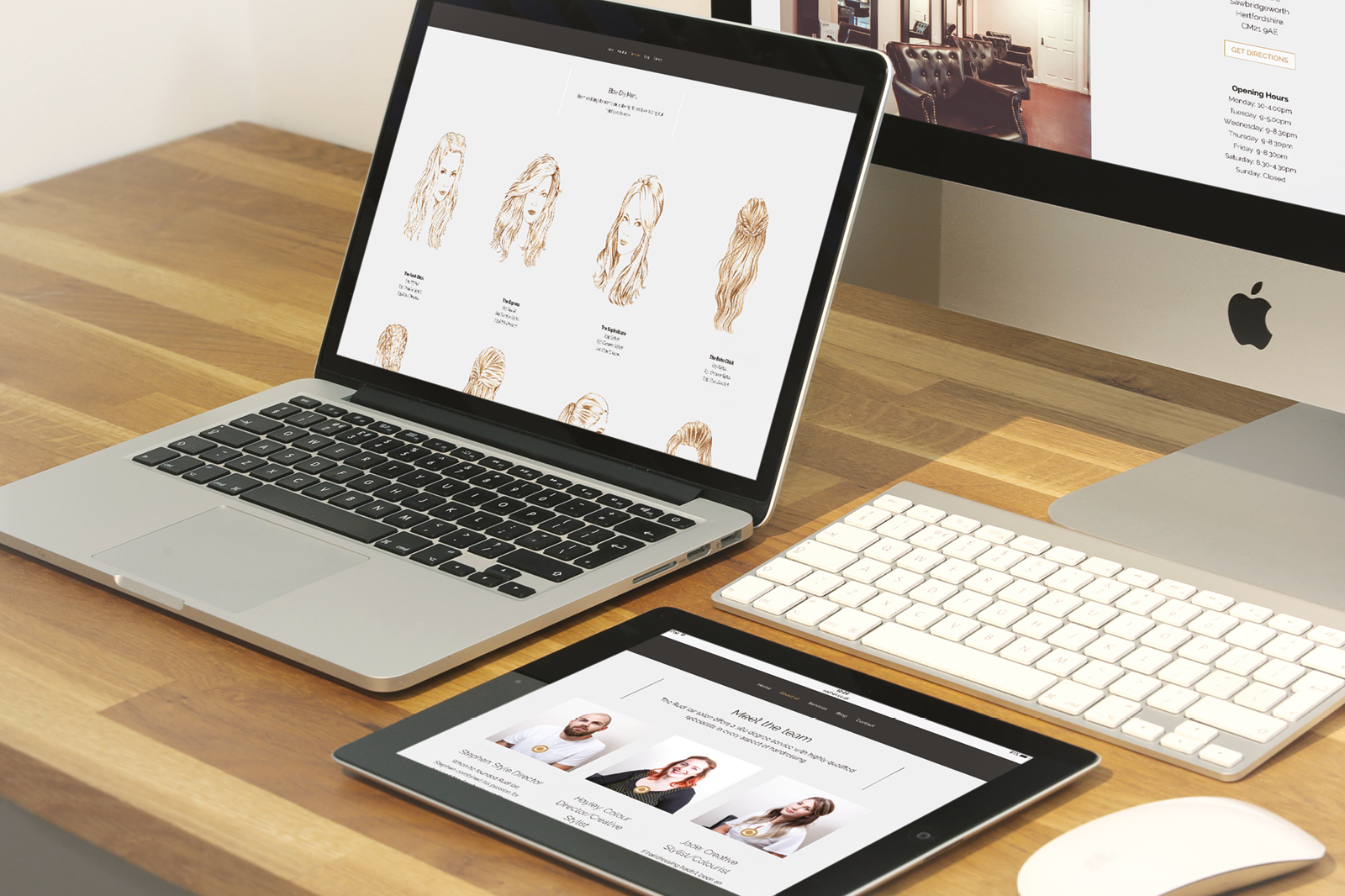 Bespoke WordPress website design and branding for RudHair, Sawbridgeworth Bespoke WordPress website design and branding for RudHair, Sawbridgeworth